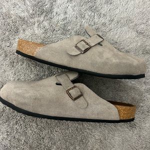 Birkenstocks Boston slide taupe haze size 12 mens